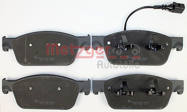 METZGER 1170484 Bremsbelagsatz, Scheibenbremse